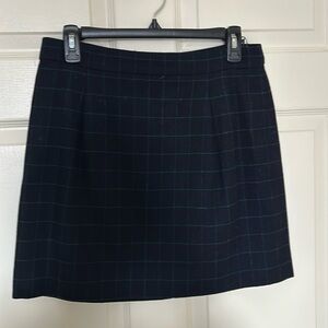 J. Crew Plaid Wool Skirt